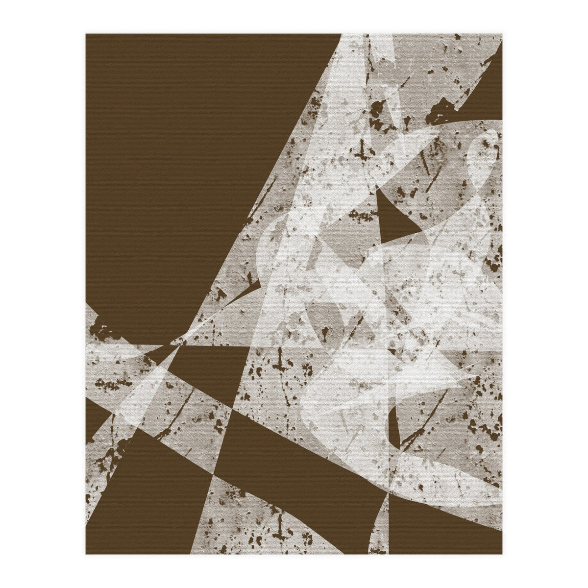 Abstract White Scratch (Print Only)