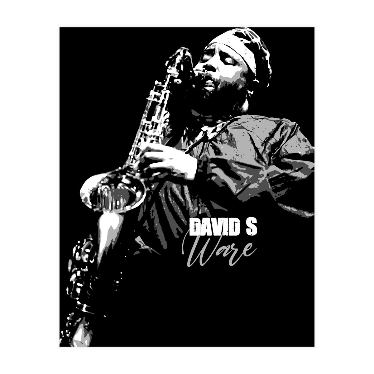 David S Ware American Jazz Saxophonist (Print Only)