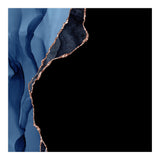Navy & Rose Gold Agate Texture 09 (Print Only) thumbnail