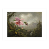 Martin Johnson Heade (Lumberville, 1819-St. Augustine, 1904). Orchid and Hummingbird near a Water... (Print Only) thumbnail