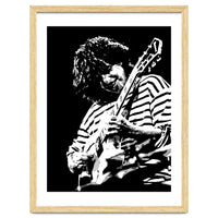 Pat Metheny American Jazz Guitarist Legend in Monochrome 3