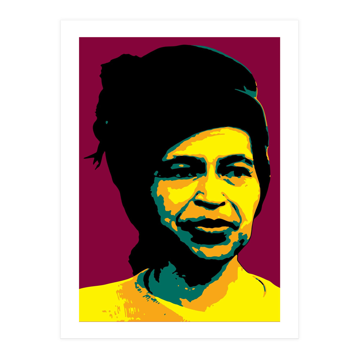 Rosa Parks  American Activist Legend in Pop Art (Print Only)