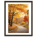 Original Autumn Park Landscape Oil Painting Style thumbnail