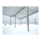 Sunshade site in the winter beach (Print Only) thumbnail