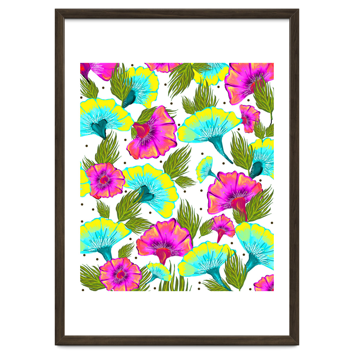 Ecstatic Floral #society6 #decor #buyart