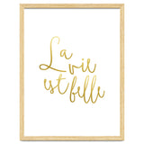 La vie est belle #society6 #typography #buyart thumbnail