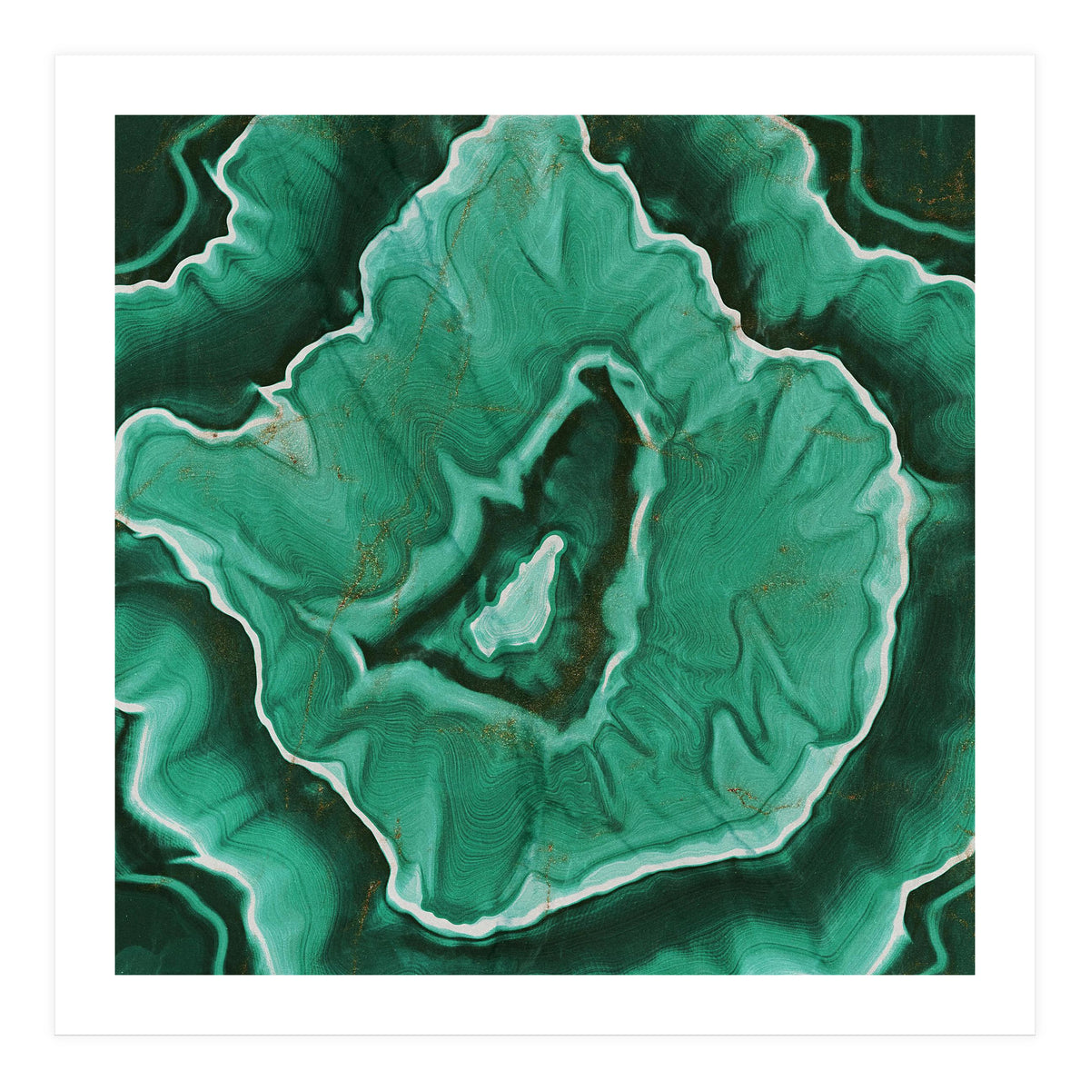 Malachite Texture 02 (Print Only)