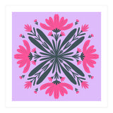 Magenta mandala flowers (Print Only) thumbnail