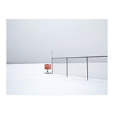 Detour sign in the snow beach (Print Only) thumbnail