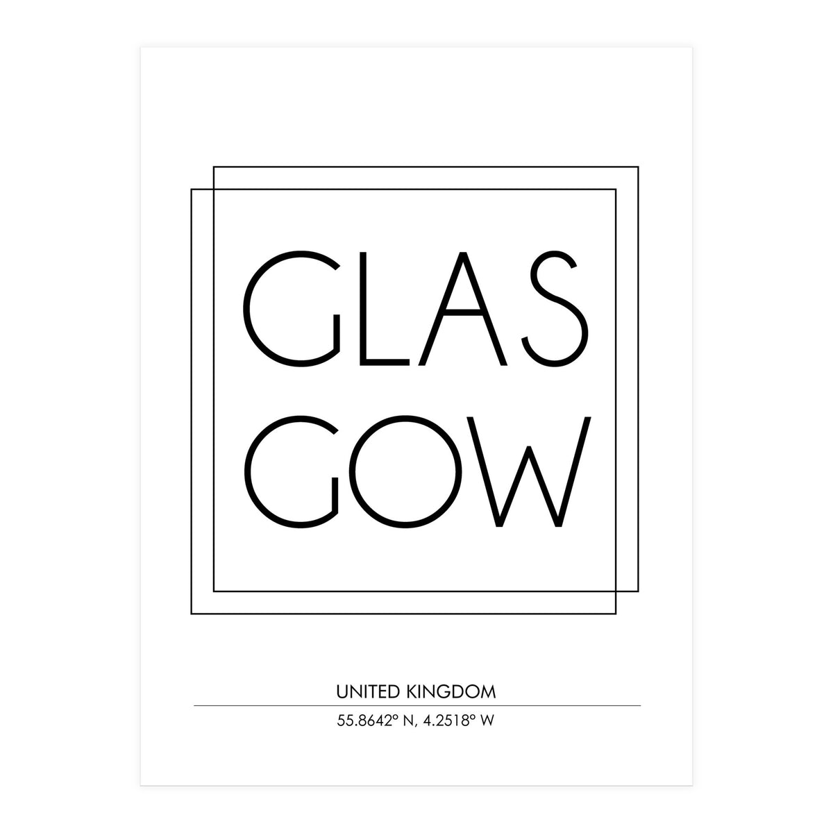 Glasgow (Print Only)