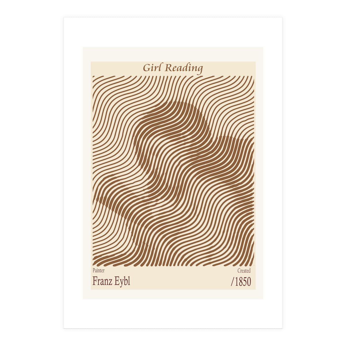 Girl Reading – Franz Eybl (1850) (Print Only)