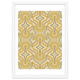 Ochre Retro Marbled Tiles thumbnail