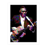 Howlin Wolf American Blues Guitarist Colorful (Print Only) thumbnail