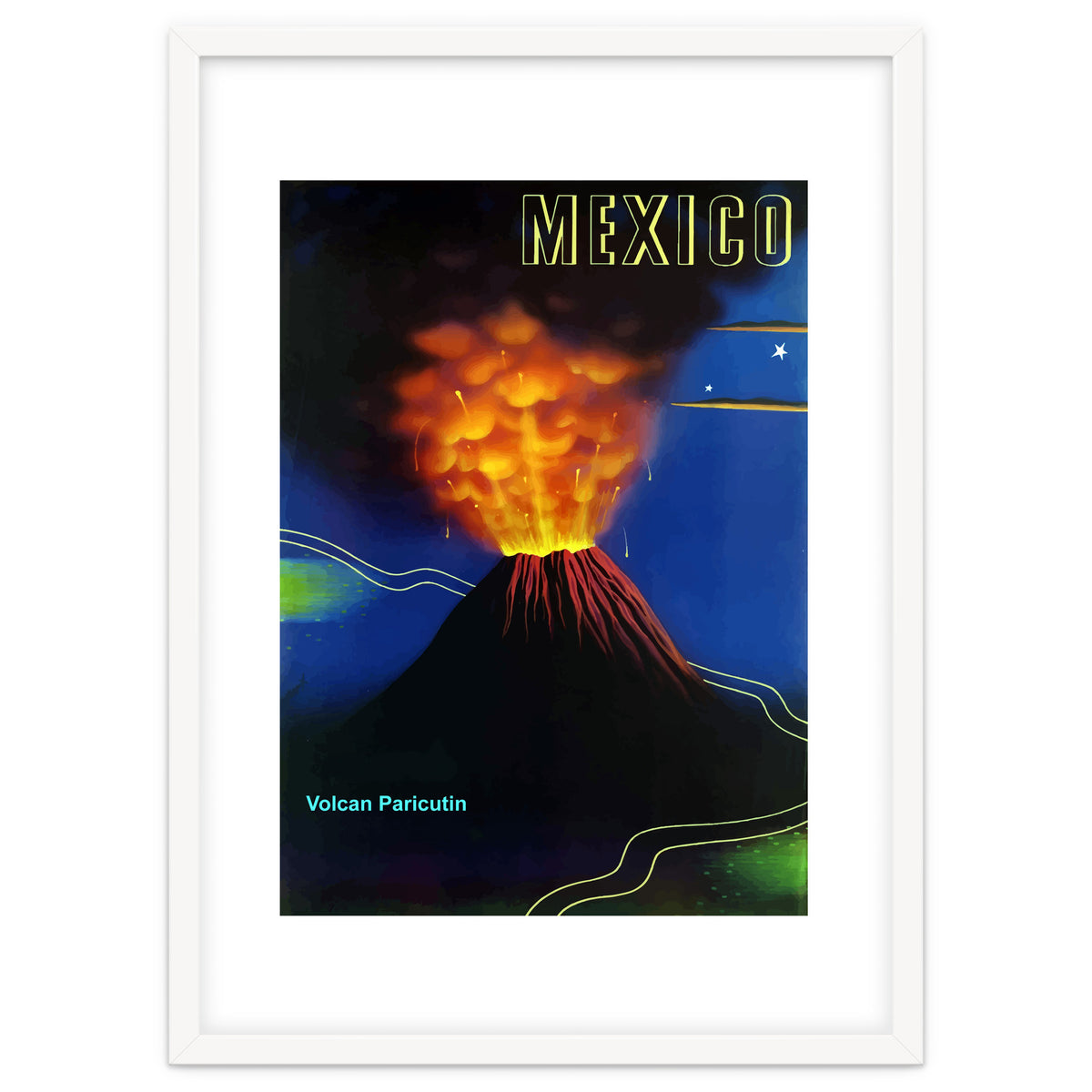 Mexico, Volcano Eruption