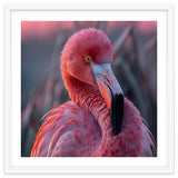 Pink Flamingo Bird Close Up Portrait thumbnail