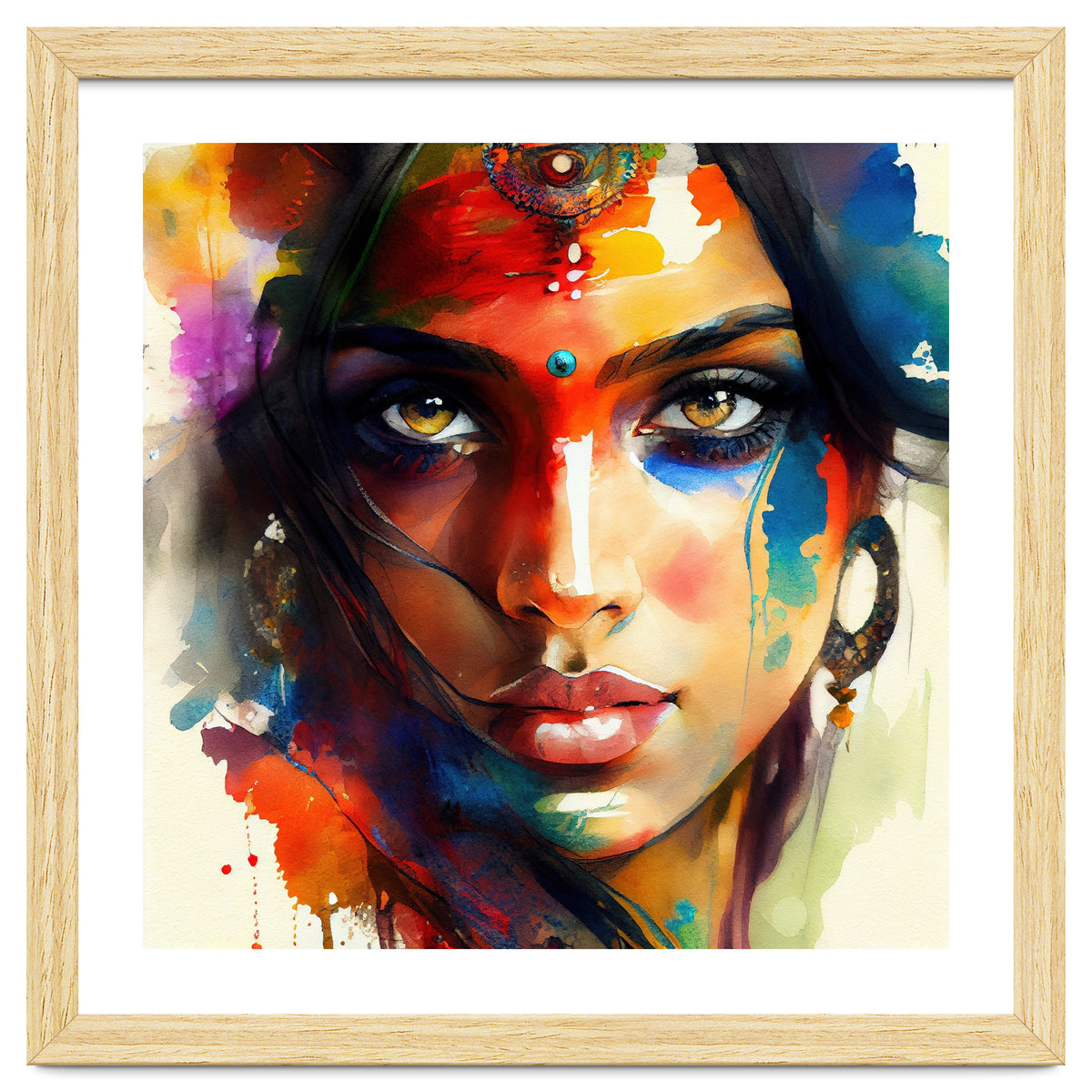 Radiant Bindi Hindu Portrait