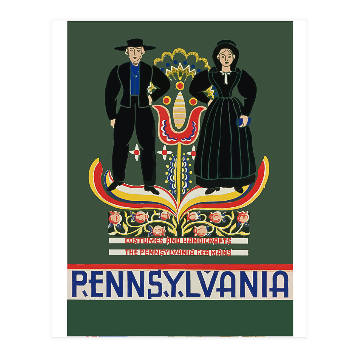 Pennsylvania, Traditional Costumes (Print Only)