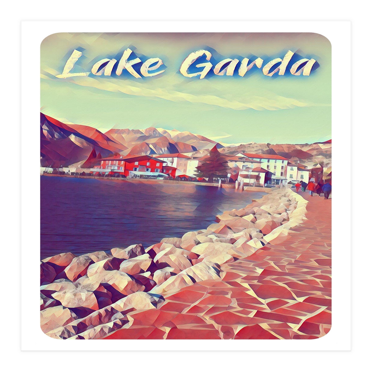 Lago Di Garda (Print Only)