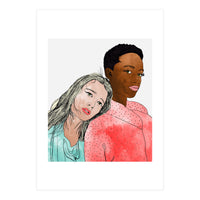 Egalitarism | Equality Anti-racism Feminism Multiculturism | Individuality Watercolor (Print Only)