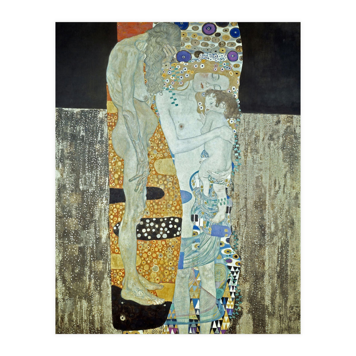 'The Three Ages of Woman', 1905, Oil on canvas, 180 x 180. (Print Only)