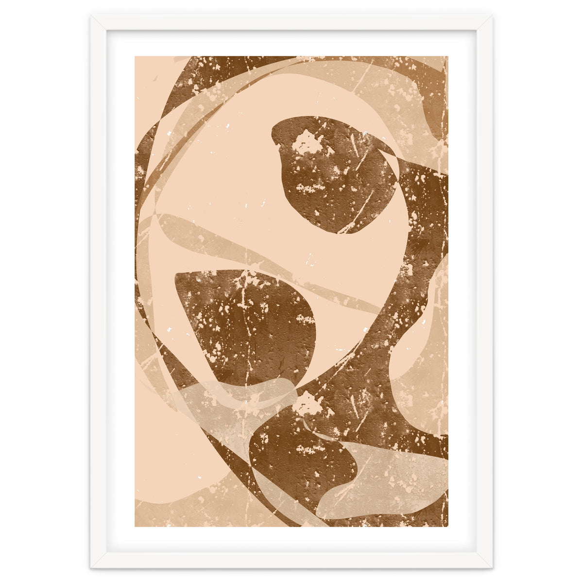 Abstract Brown Scratch