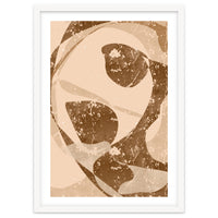 Abstract Brown Scratch