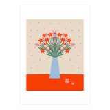 Cute Floral Vase (Print Only) thumbnail