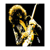 Jimmy Page American Rock Band Guitarist Legend in Pop Art (Print Only) thumbnail