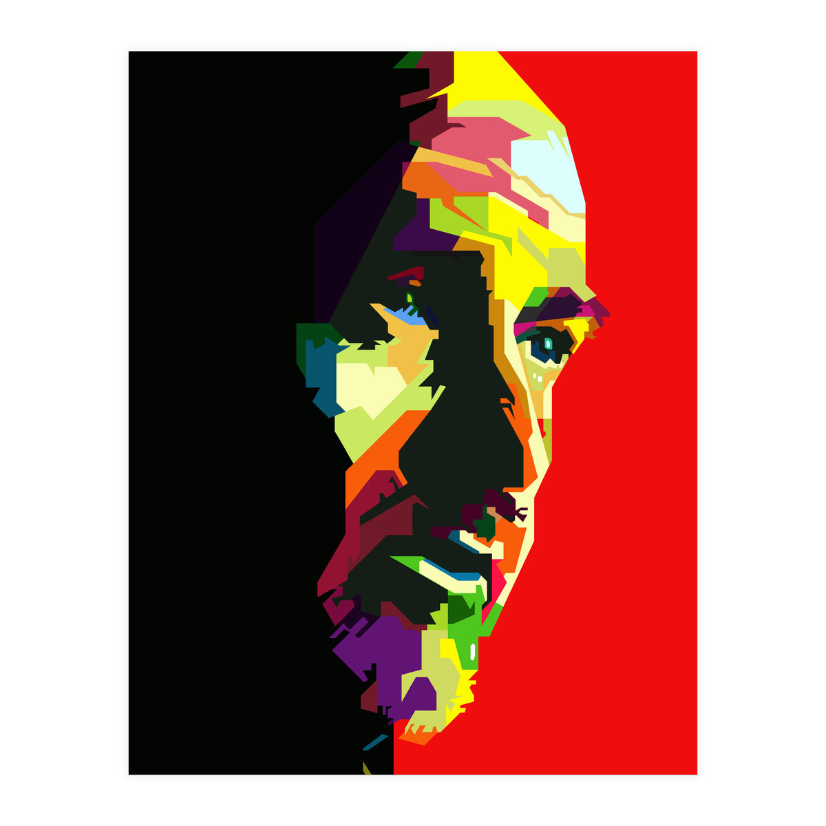 Peter Gabriel English Music Celebrity Pop Art WPAP (Print Only)