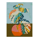 Colorful Monstera Leaves (Print Only) thumbnail