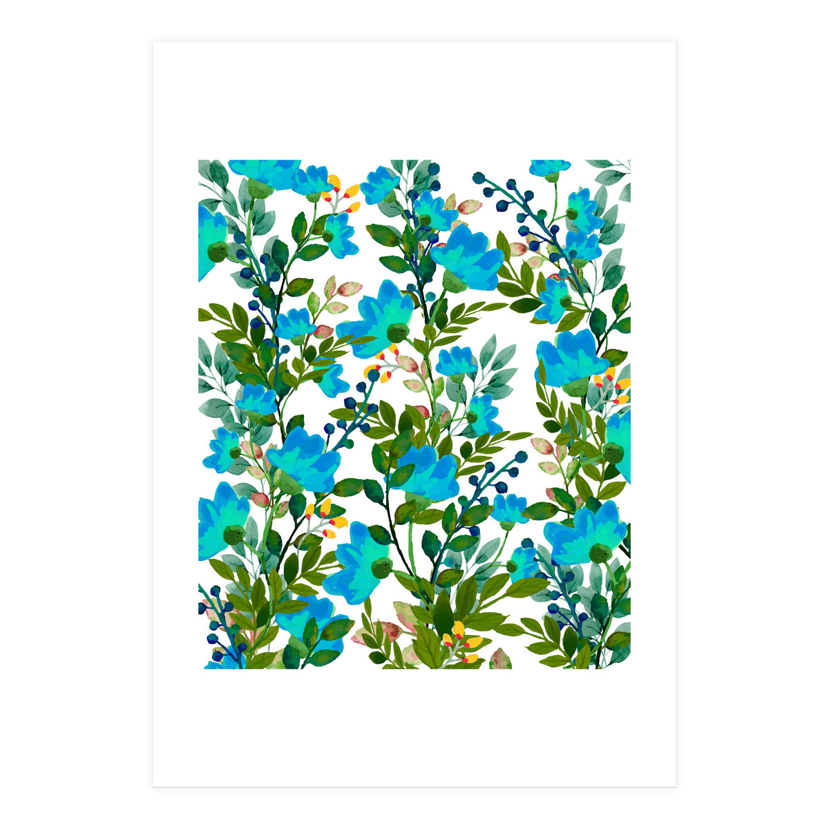 Blue #society6 #decor #buyart (Print Only)