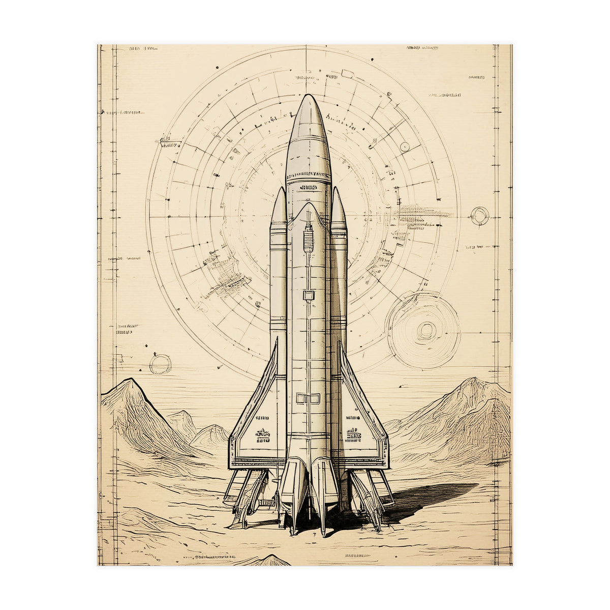 Back To The Moon 014 (Print Only)