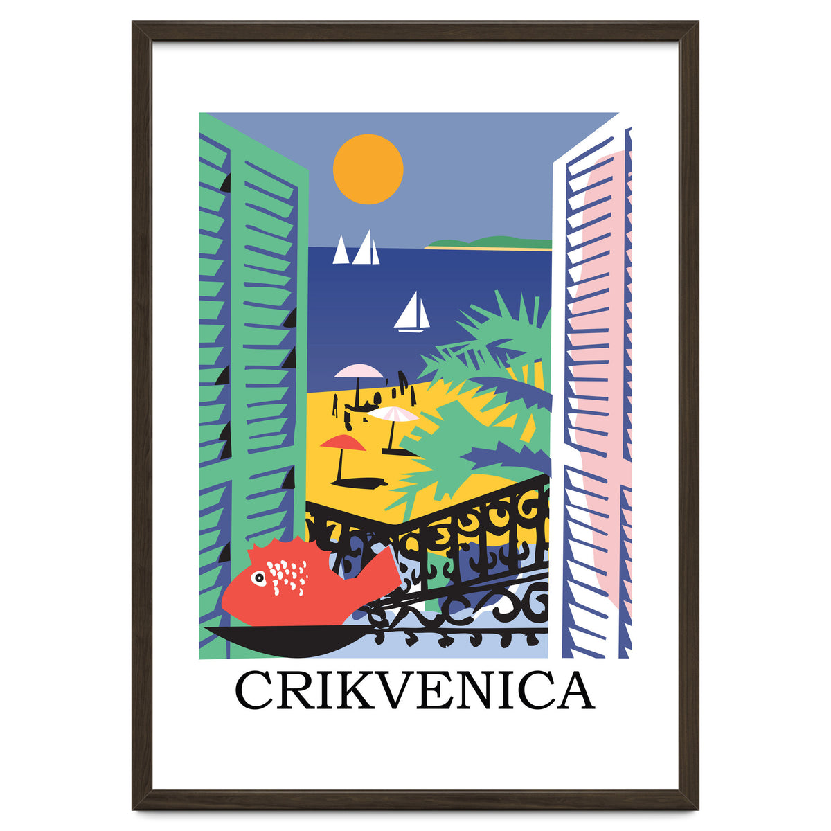 Crikvenica, View From a Window