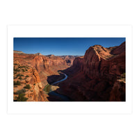 Canyon Majesty: River Through the Red Rocks (Print Only)
