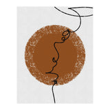 Abstract Brown and Black Lines (Print Only) thumbnail