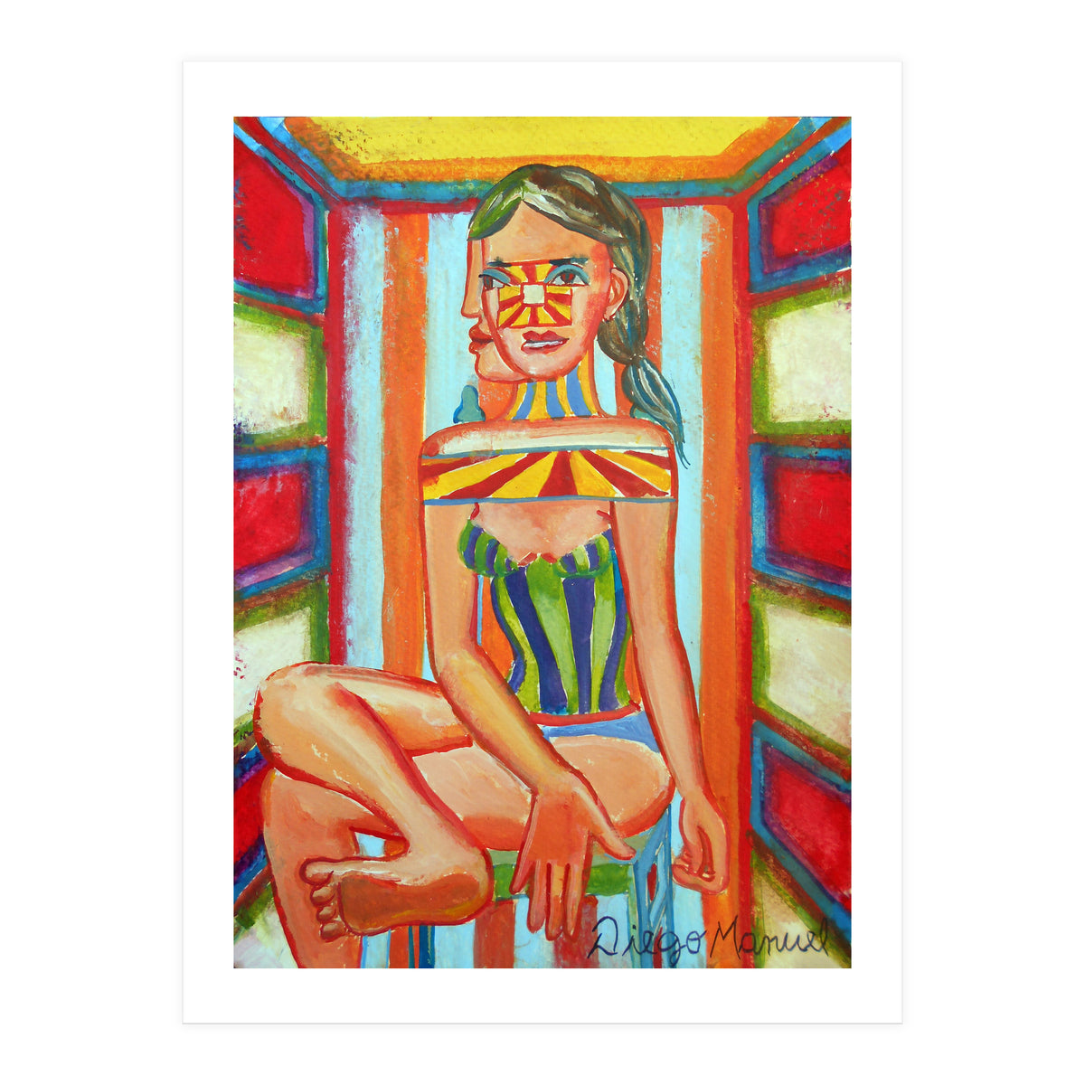 Mujer En La Silla 10 (Print Only)