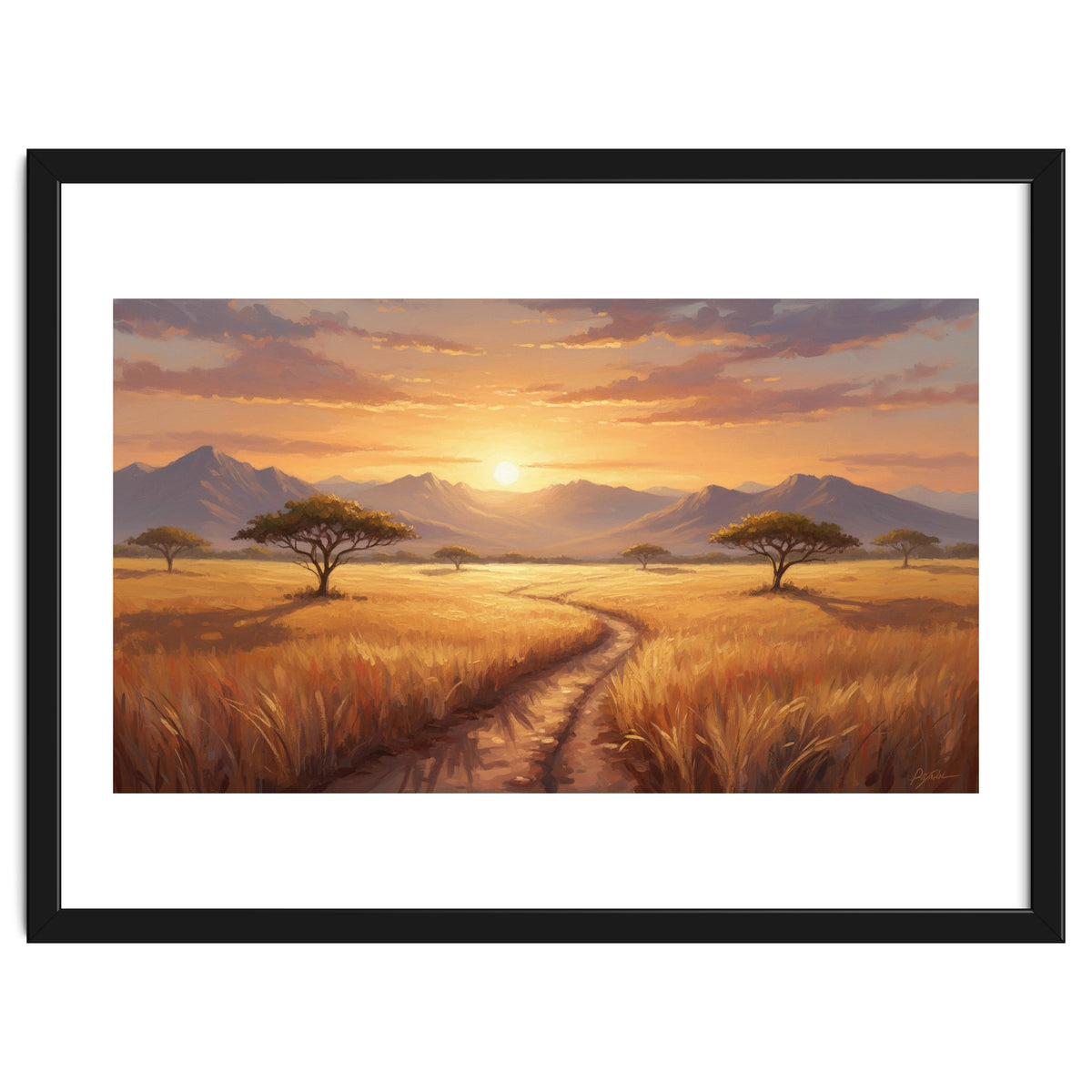 Golden Peak Sunset