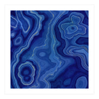 Blue Agate Texture 10 (Print Only)