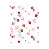 Polka Dots Watercolor Minimal Pink (Print Only) thumbnail