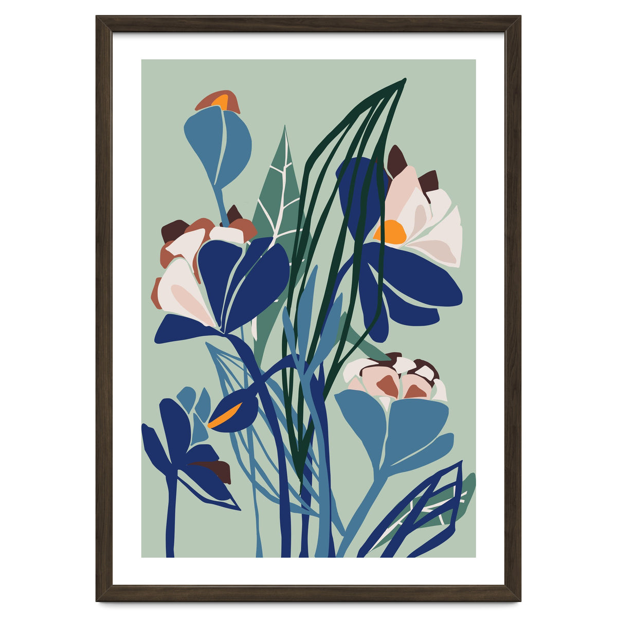 Florals At Night – Modern Illustration Light