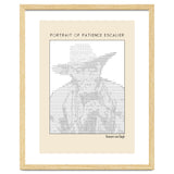 Portrait of Patience Escalier (1888) - Vincent van Gogh(ascii art) thumbnail