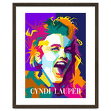 Cindy Lauper 80s Retro Singer Art WPAP thumbnail