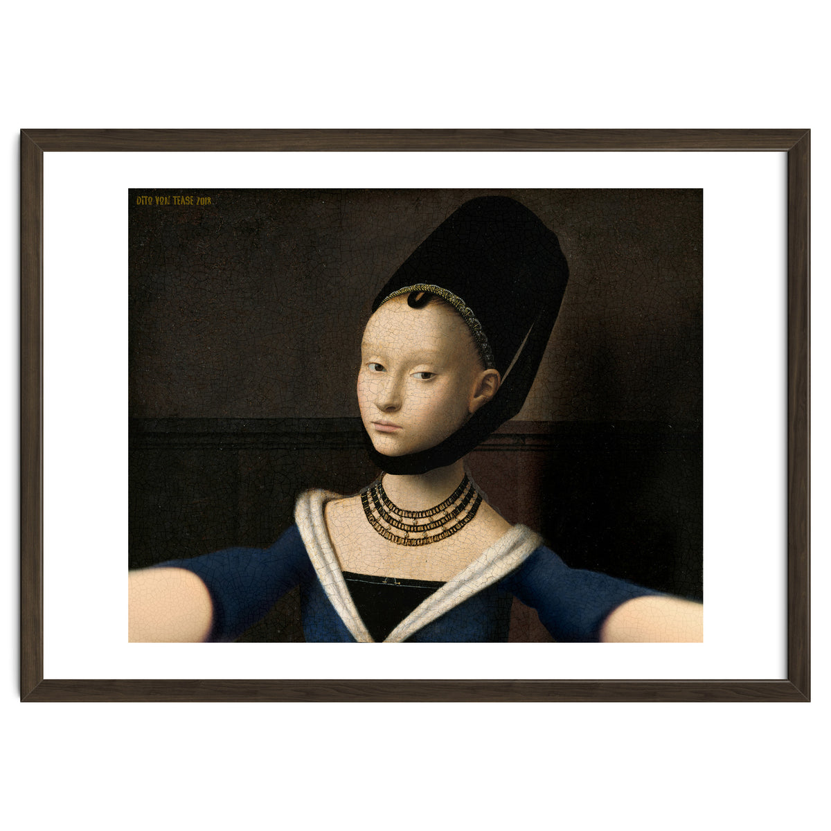 Petrus Christus  - Young Woman - Selfie