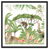 Watercolor Animals Savannah Landscape thumbnail
