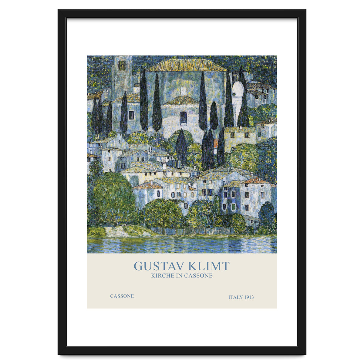 Gustav Klimt - Kirche in Cassone