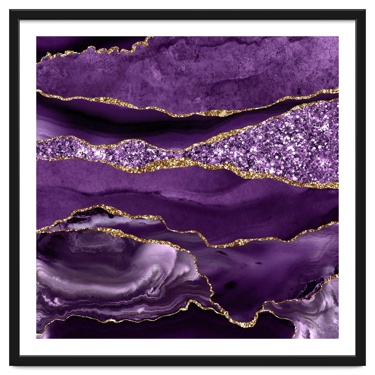 Agate Glitter Ocean Texture 01