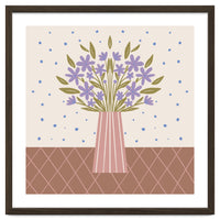 Flower Vase Mocha Mousse