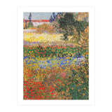 Vincent van Gogh – Flowering Garden – Classic Floral Masterpiece (Print Only) thumbnail