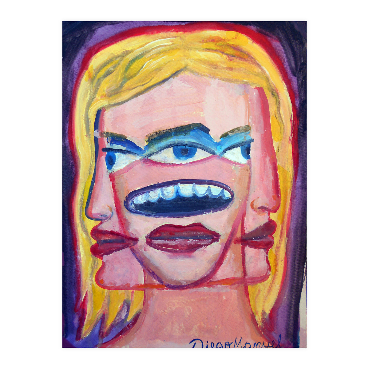 Cabeza De Mujer 13 (Print Only)