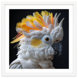 Close Up Of A Cockatoo Parrot With Yellow Crest thumbnail